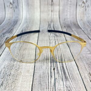 ic! BERLIN 125 FOXWEG AUTHENTIC EYEGLASSES MATT GOLD 47 – 22 – 145 *FRAME ONLY*